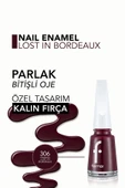 Klasik Parlak Bitişli Yüksek Pigmentli Oje - Nail Enamel -306 Lost In Bordeaux New- 8682536035842 thumbnail 5