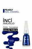 Sedefli Parlak Oje (MAVİ) - Pearly Nail Enamel - Pl433 Deep Blue - 8682536035606 - 5