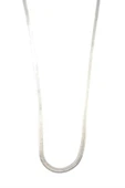 Xuping İtalyan Zincir Kolye-60cm - Gümüş - 2