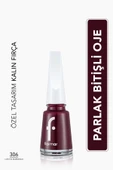 Klasik Parlak Bitişli Yüksek Pigmentli Oje - Nail Enamel -306 Lost In Bordeaux New- 8682536035842 thumbnail 1