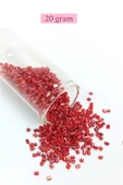 Kesme Cam Boncuk 2mm - 4 Renk - Toplam 80 Gram - BNC439 - 5