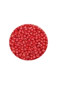 Dökme Cam Kum Boncuk (11/0) 2 mm - 60 Gram -  Kırmızı - BNC039 - 2