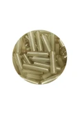 Uzun Boru Kesme Boncuk Çap 2mm Uzunluk 10 mm - 20 Gram - Şeffaf Bej - BNC237 - 2