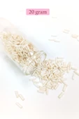 Uzun Boru Kesme Boncuk Çap 2mm Uzunluk 10 mm - 4 Renk - Toplam 80 Gram - BNC434 - 2