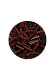 Uzun Boru Kesme Boncuk Çap 2mm Uzunluk 10 mm - 60 Gram - Kırmızı Siyah - BNC291 - 2