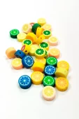 90 Adet 10 mm Polimer Kil Fimo Boncuk Takı Bileklik + 5 Metre Misina Hediye - Yin Yang - Karışık - Limon - 4
