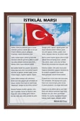 Panda 35X50 İstiklal Marşı Mdf Çerçeve - 1