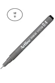 Artline 234 Çizim Kalemi 0.4 mm Siyah 12'li - 1