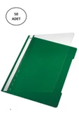 Ticon Plastik Telli Dosya Yeşil 50 li - 1