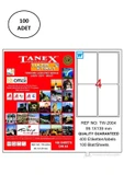 Tanex Tw-2004 Lazer Etiket 99X139 Mm 100 Adet - 1