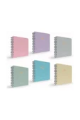 Gıpta Micro Notes Spiralli Sert Kapak Not Defteri 16x16cm 100 Yaprak Çizgili - 1