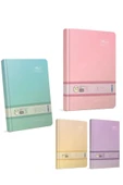 Gıpta Thebook Pastels İp Dikişli Sert Kapak 20x28cm 120 Yaprak Kareli Defter - 1