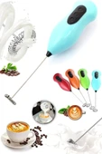 Mini Mixer Kahve Süt Köpürtücü Karıştırıcı Cappucino Mikser - Pratik Pilli Köpürtücü 1137 Bh - 5