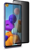 Samsung A21s Uyumlu Hayalet Ekran Gizli Tam Kaplayan Kırılmaz Cam Seramik Ekran Koruyucu Film - 1