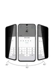 Samsung A31 Uyumlu Hayalet Ekran Gizli Tam Kaplayan Kırılmaz Cam Seramik Ekran Koruyucu Film - 4