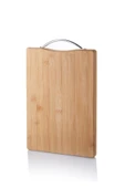 Metal Tutacaklı Lüx Bambu Kesme Tahtası 30cm X20cmx1.8cm - 1
