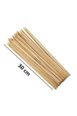 Ahşap Çöp Şiş Çubuğu 30 Cm - 50 Adet - 1