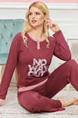 Bayan Uzun Kollu Pijama Takımı Model no 7609 - 2