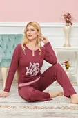 Bayan Uzun Kollu Pijama Takımı Model no 7609 - 1