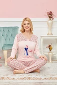 Bayan Uzun Kollu Pijama Takımı Model no 7599 - 1