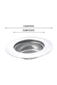 Mutfak Su Lavabo Filtresi Örgü Süzgeç Paslanmaz Çelik 7.5 cm Çap - 2