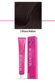 Premium 3 Koyu Kahve - Kalıcı Krem Saç Boyası 50 g Tüp - 1