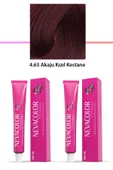 2 li Set Premium 4.65 Akaju Kızıl Kestane - Kalıcı Krem Saç Boyası 2 X 50 g Tüp - 1