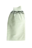 Beyaz Banyo Hamam Kesesi Lastikli 25x17 Cm - 1