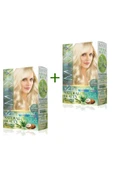 2 Paket Natural Beauty Amonyaksız Saç Boyası 0.1 Platin Sarısı - 1