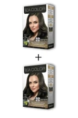 2X2 Tüp Krem Saç Boyası Seti Küllü Koyu Kumral No:6.1 - 1