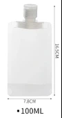 3 Adet 100ml Krem Şampuan Kabı Tekrar Kullanılabilir Set - 4