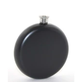 Paslanmaz Çelik Yuvarlak 8 Oz Tekli Matara - 1