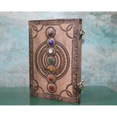 Taşlı Deri Defter - 1