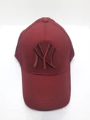 Ny New York Yankees Nakışlı Bordo Kep Şapka - 1