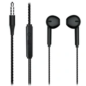 Lenovo Lecoo EH104B 3.5 Mm Jacklı Kablolu Kulak İçi Mikrofonlu Kulaklık Siyah - 1