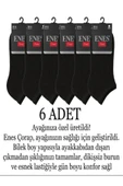 Erkek Bilek Boy Dikişsiz Siyah Çorap 6'lı – %80 Pamuk, Antibakteriyel (40-44) - 1