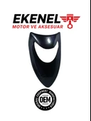 Honda Fizy 125 Far Çerçeve Füme | OEM Uyumlu Ön Far Paneli - 1