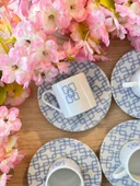 Porland Tamina Desen5 4 Parça 2 Kişilik Kahve Fincanı 90cc thumbnail 2