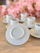 Porland Tamina Desen6 4 Parça 2 Kişilik Kahve Fincanı 90cc - 2