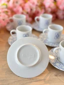 Porland Tamina Desen5 4 Parça 2 Kişilik Kahve Fincanı 90cc thumbnail 3