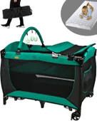 Baby Home 560 Golite 70x110 Bebek Oyun Parkı Yatak Sepet Beşik Sünger Yatak Hediye - 4
