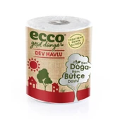 Ecco Yeşil Dünya Dev Havlu 1=7 Rulo - 1