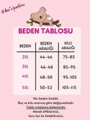 Kadın Desenli 3 Düğmeli Bisiklet Yaka Yazlık Pamuk Likra Büyük Beden Kısa Kol Pijama Takımı - 5