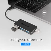 Transcend TS-HUB2C  USB-C Cihazlarınız İçin 4 Portlu USB 3.1 HUB - 2