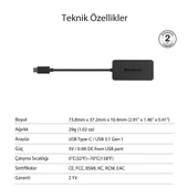 Transcend TS-HUB2C  USB-C Cihazlarınız İçin 4 Portlu USB 3.1 HUB - 7