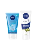 Nivea Lotus Çiçeği Saf Su Canlandırıcı Yüz Temizleme Jeli 150 ML + El Kremi 100ML - 1
