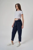 Exuma Kadın Lacivert Pantolon 1523067-LACİVERT - 4