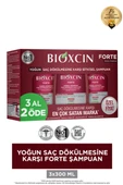 Bioxcin Forte Şampuan Tüm Saç Tipleri Için 3x300ml- - 1