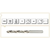 Makina Takım HSS DIN 338 Silindirik Saplı Kısa Taşlanmış Matkap Ucu 22mm - MTE B00002102200 thumbnail 2