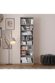 Asra Trend MDF Retro Taş Kitaplık – Ayarlanabilir Raflar, Ev & Ofis Modern Dekoratif Kitaplık, K-07 thumbnail 4